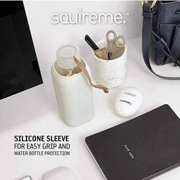 SQUIREME Y1 Eco-Friendly Borosilicate Glass Water Bottle