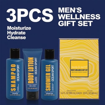 Men's Bath and Body Gift Set with Ocean Freshness