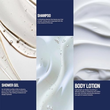 Men's Bath and Body Gift Set with Ocean Freshness