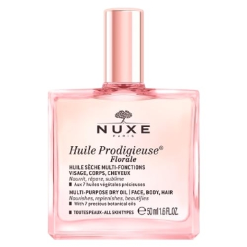NUXE Huile Prodigieuse Floral - Organic All-in-One Oil for Body, Face & Hair. Radiant Looking Glow a...