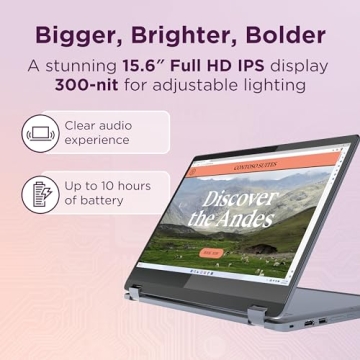 Lenovo IdeaPad Flex 3i Chromebook - 15.6" FHD Display