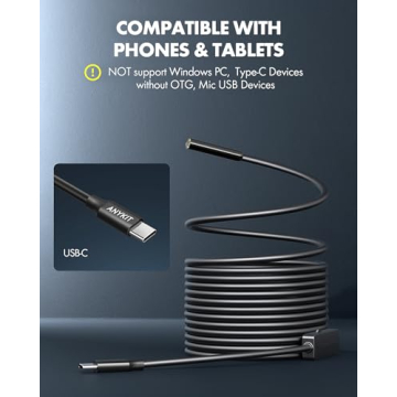 Anykit Endoscope Camera with Adjustable LED Lights