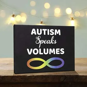 Autism Awareness Gifts - JennyGems Handmade Wood Sign