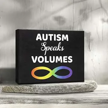 Autism Awareness Gifts - JennyGems Handmade Wood Sign