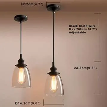 Pathson Retro Pendant Light - Adjustable Vintage Style