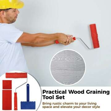 DIY Wood Graining Tools Set for Classic Finishes