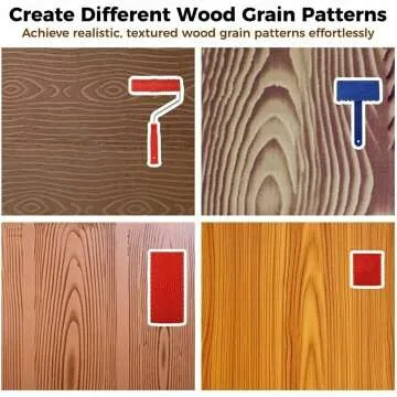 DIY Wood Graining Tools Set for Classic Finishes