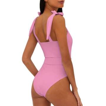 Saodimallsu Women's Elegant One Piece Swimsuit 2024