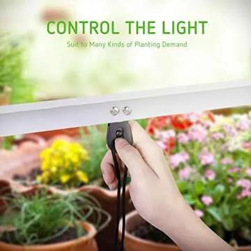 VIVOSUN 4ft T5 Grow Light System with Adjustable Stand Rack