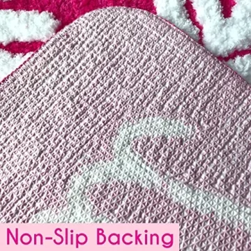Evovee Hello Beautiful Bath Mat Vibrant Non-Slip Washable