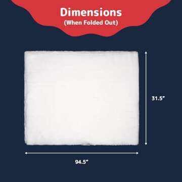 PREXTEX Artificial Snow Roll - Large Snow Blanket for Christmas Table Decor and Holiday Decorations - White Christmas Decor for Christmas Village Sets, Christmas Party Decorations, and Table Runners