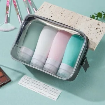 TSA Approved Leak-Proof Travel Bottles 4-Pack Eco-Friendly