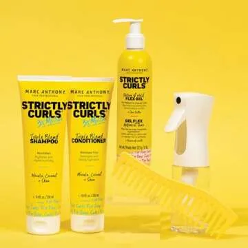 Marc Anthony Define & Hold Flex Hair Styling Gel, Strictly Curls - Medium to Coarse Curls - High Hold, Long-Lasting Frizz Control & Added Shine with Shea Butter - Anti-Frizz Hair Products for Women