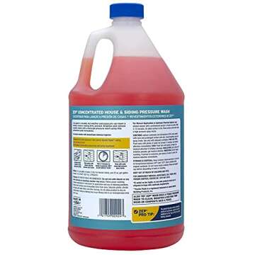 Zep House and Siding Pressure Wash Cleaner Concentrate - 1 Gallon - ZUVWS128 - Construction Grade