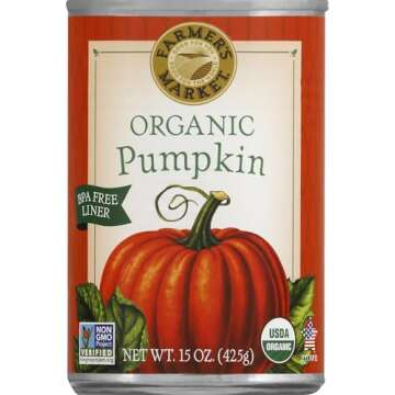FARMERS MARKET FOODS Organic Pumpkin Puree, 15 OZ