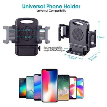 6.3inch Selfie Ring Light with Tripod, Eocean 54inch Tripod for YouTube/Live Stream/Makeup, Mini Led Camera Ringlight for Vlog/VideoCompatible with iPhone 11 Pro max/XR 8/7 Plus/X/Android