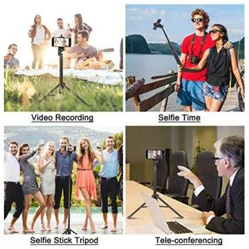 6.3inch Selfie Ring Light with Tripod, Eocean 54inch Tripod for YouTube/Live Stream/Makeup, Mini Led Camera Ringlight for Vlog/VideoCompatible with iPhone 11 Pro max/XR 8/7 Plus/X/Android