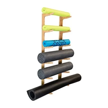 Foam Roller Yoga Mat Rack for Yoga Storage Solutions