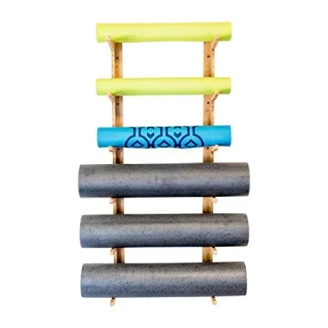 Foam Roller Yoga Mat Rack for Yoga Storage Solutions