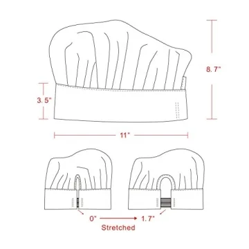 Yotache Adjustable Chef Apron Set for Adults