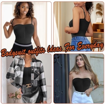 HOMETA Women's Bodysuit for Tummy Control and Sculpting