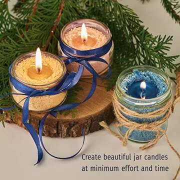 ALEXES Candle Paraffin Wax, 1lb Unscented Candle Making Wax Flakes, for Crafts & Home Fragrance, Refined Paraffin Wax Melts, Extra Strong Plastic Bags, Clear, All Season, Odorless, Classic Style