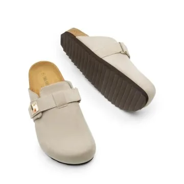 DREAM PAIRS Women's Comfortable Slip-On Clogs with Support