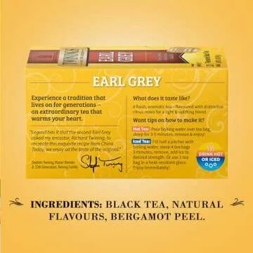 Twinings Earl Grey Tea – Bright Citrus Black Tea Bags