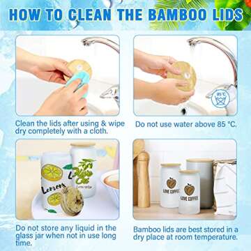 Realkant Sublimation Glass Blanks, 16 OZ Sublimation Glass Mason Jar with Bamboo Lids and Straws for Tumbler Press, Glass Cups Mugs Tumblers Beer Can for Iced Coffee Juice Soda Drinks (2 Pack/Frosted)