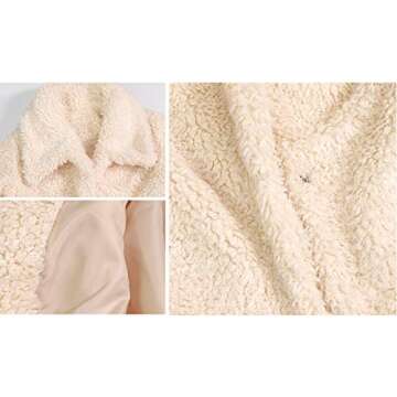 SUGAR POISON Long Sleeve Faux Fur Winter Coat