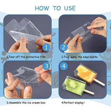 Geiserailie Ice Cream Cakesicle Boxes Set for Delicious Desserts