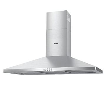 Comfee 36" Convertible Pyramid Range Hood - 350 CFM Exhaust Fan