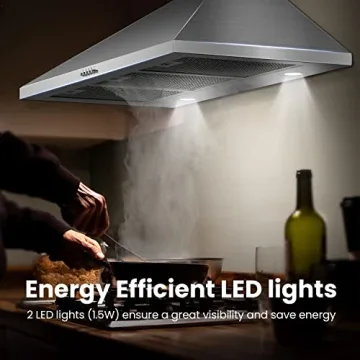 Comfee 36" Ducted/Ductless Range Hood with 350 CFM