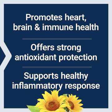 Life Extension Super Vitamin E 268 mg - For Heart, Brain & Immune Health -Offers Antioxidant Protection & Promotes Inflammatory Response - Gluten Free, Non-GMO, 90 Softgels