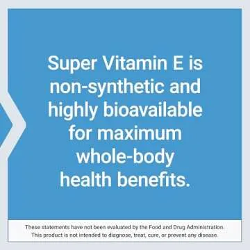 Life Extension Super Vitamin E - Heart, Brain & Immune Health