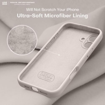 LOVE 3000 iPhone 16 Case - Shockproof Silicone Design