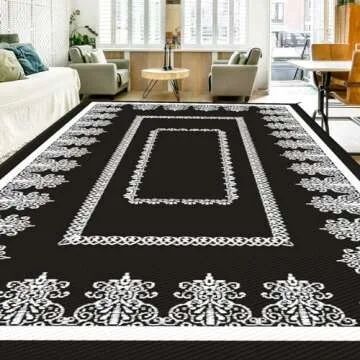 ROMROL Outdoor Rug 6x9 ft Waterproof Reversible Rug