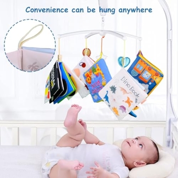 Richgv Interactive 3D Baby Cloth Books Touch Feel Crinkle Toys