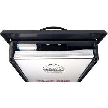 Outdoor Brochure Box for Real Estate Agents, Holds 250 Flyers