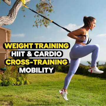 TRX PRO3 Suspension Trainer System, Durable Design for Cross-Training, Weight Training, HIIT Training & Cardio, Includes 3 Anchor Solutions for Indoor & Outdoor Home Gyms