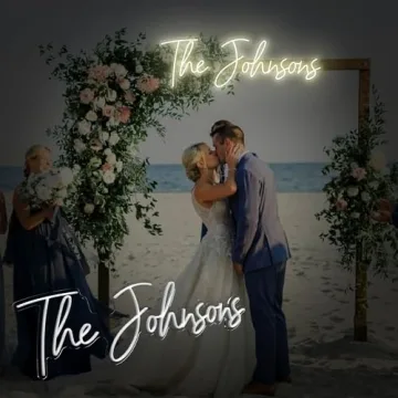 iDecoMart Custom Neon Signs, Customizable Name Signs, Neon Lights, Neon Light Signs, Personalized LED Neon Sign for Gift, Party, Wedding, Business and Home Decor