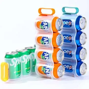 Portable Soda Can Organizer for Easy Beverage Storage