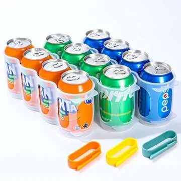 Portable Soda Can Organizer for Easy Beverage Storage