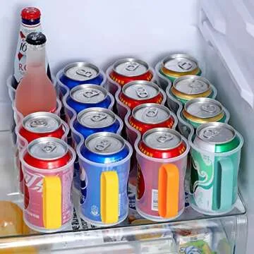 Portable Soda Can Organizer for Easy Beverage Storage