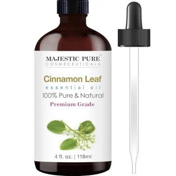 MAJESTIC PURE Cinnamon Essential Oil | 100% Pure and Natural Cinnamon Oil | Premium Grade Essential ...