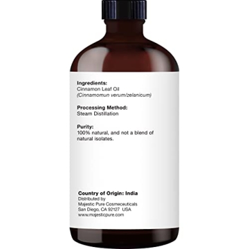 Majestic Pure Cinnamon Essential Oil 100% Pure Natural