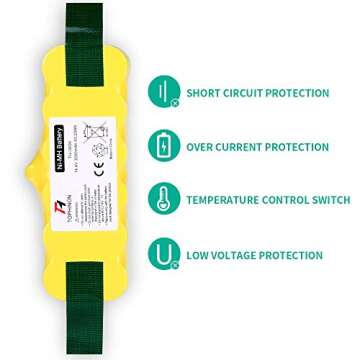 Tophinon Ni-MH Battery for iRobot Roomba 500 510 520 530 532 535 540 545 550 552 555 560 562 570 580 581 582 585 595 600 610 620 630 631 650 660 700 760 770 780 790 800 870 880