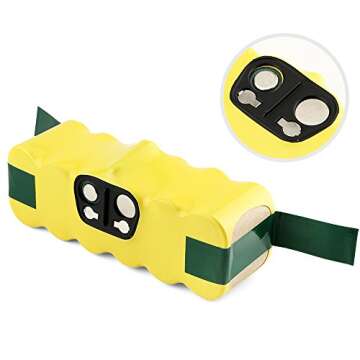 Tophinon Ni-MH Battery for iRobot Roomba 500 510 520 530 532 535 540 545 550 552 555 560 562 570 580 581 582 585 595 600 610 620 630 631 650 660 700 760 770 780 790 800 870 880