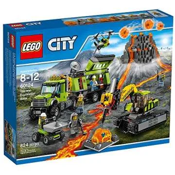 Lego City Volcano Exploration Base Building Toy for Kids