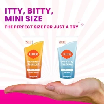 Lume Deodorant Mini Travel Size - 72 Hour Odor Control